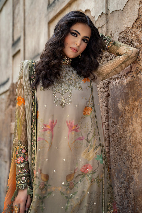 Vasal Embroidered Chiffon Suit By Charizma