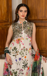 Asifa & Nabeel Premium Lawn  Suit