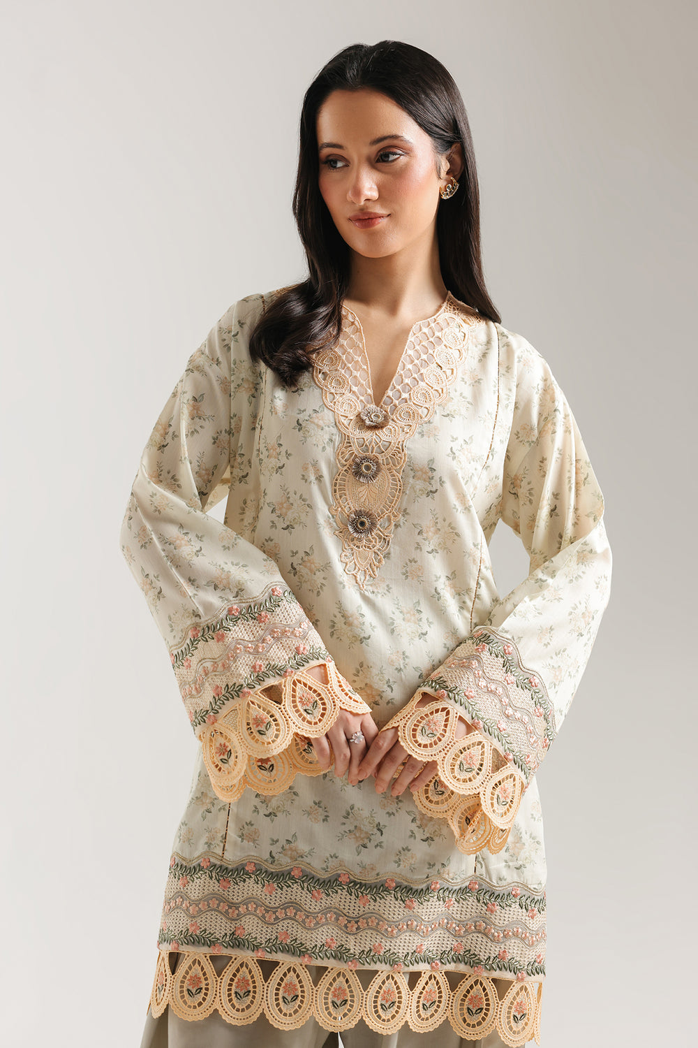 Ethnic Embroidered 2pc Suit