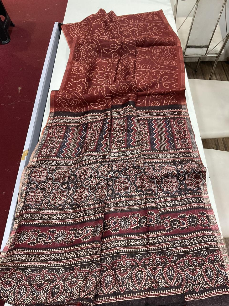 Exclusive Gicha Cotton Saree