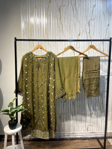 Luxury Embroidered Chiffon 3pcs