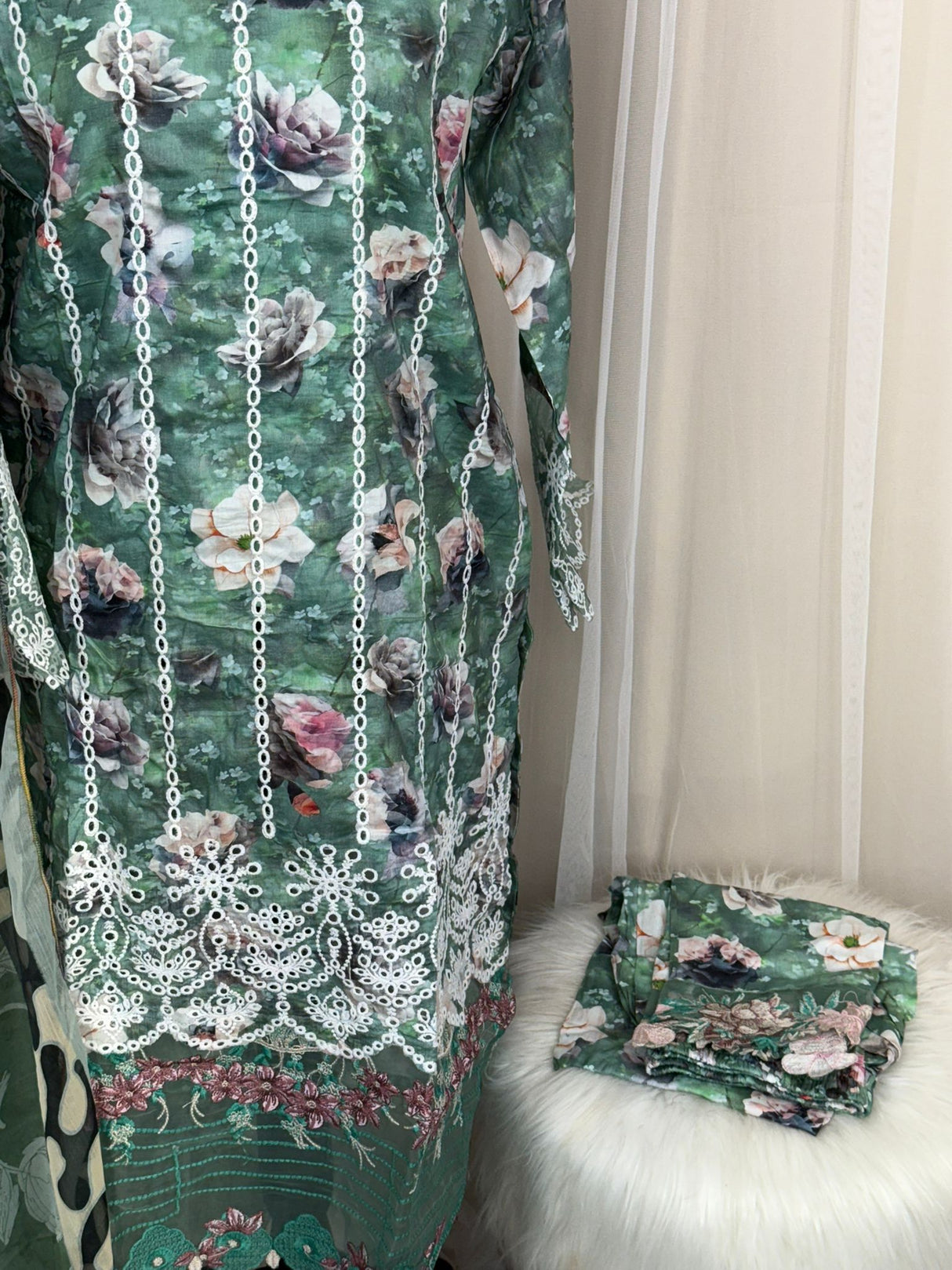 Luxury Embroidered Lawn Ready To Ship