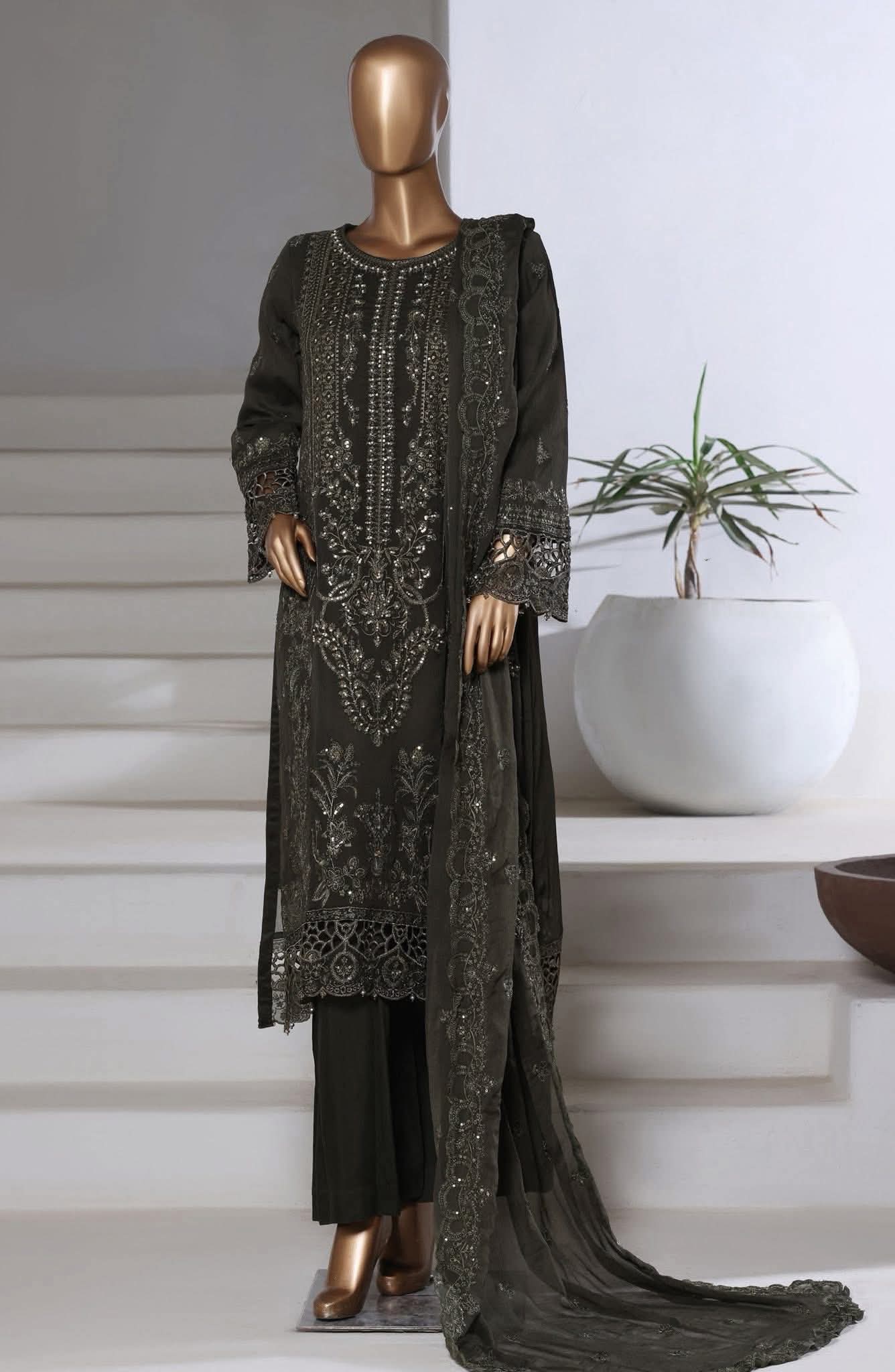 Luxury Embroidered Chiffon By Sadabahar
