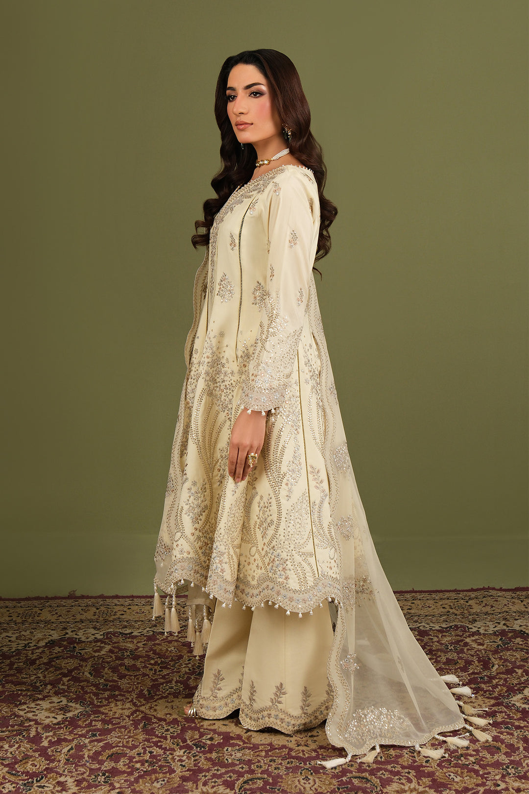 Luxe By Alizeh Raw Silk Suit