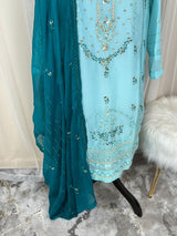 2pc Embroidered Kurti Collection Ready To Ship