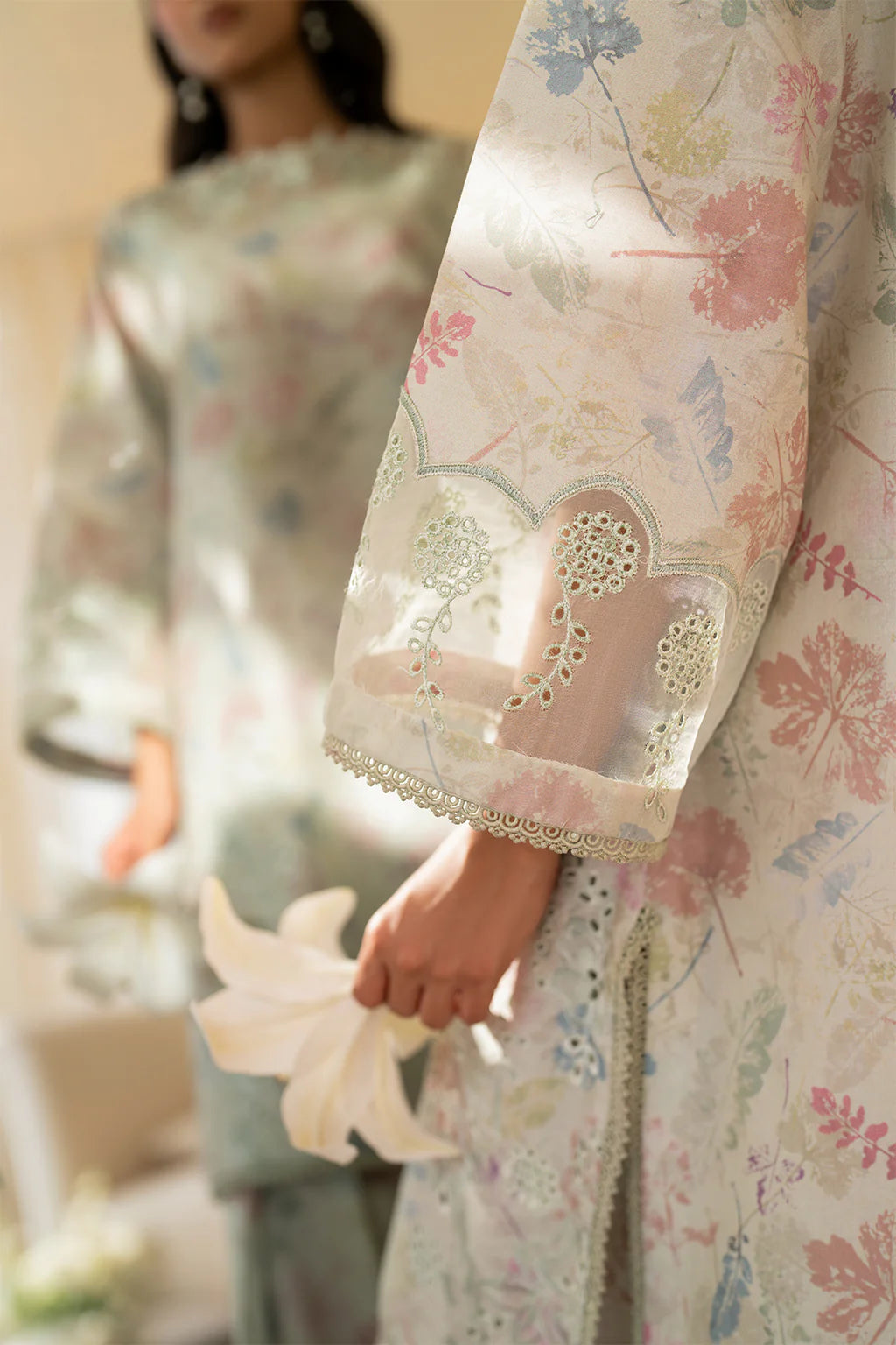 2 PC Embroidered Iznik Lawn  Collection