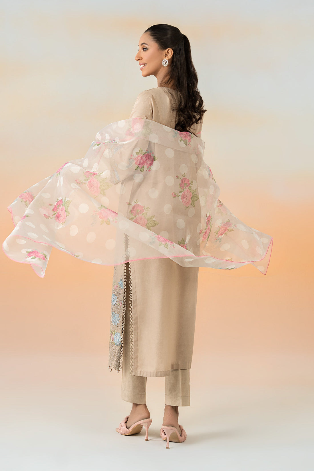 Maria. B. Embroidered Luxury Suit