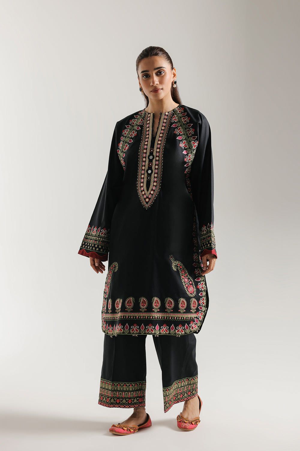 Ethnic Embroidered 2pc Suit