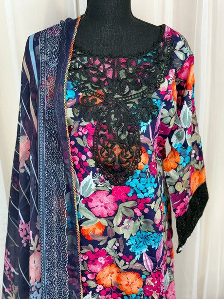 Luxury Embroidered Lawn Ready To Ship