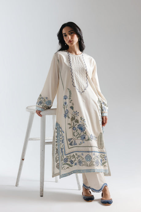 Ethnic Embroidered 2pc Suit