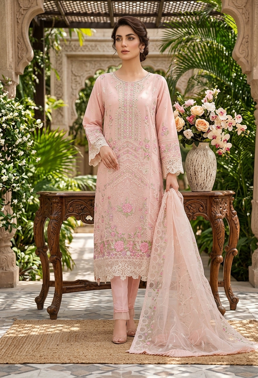 Bin Saeed Embroidered Orgnaza Collection