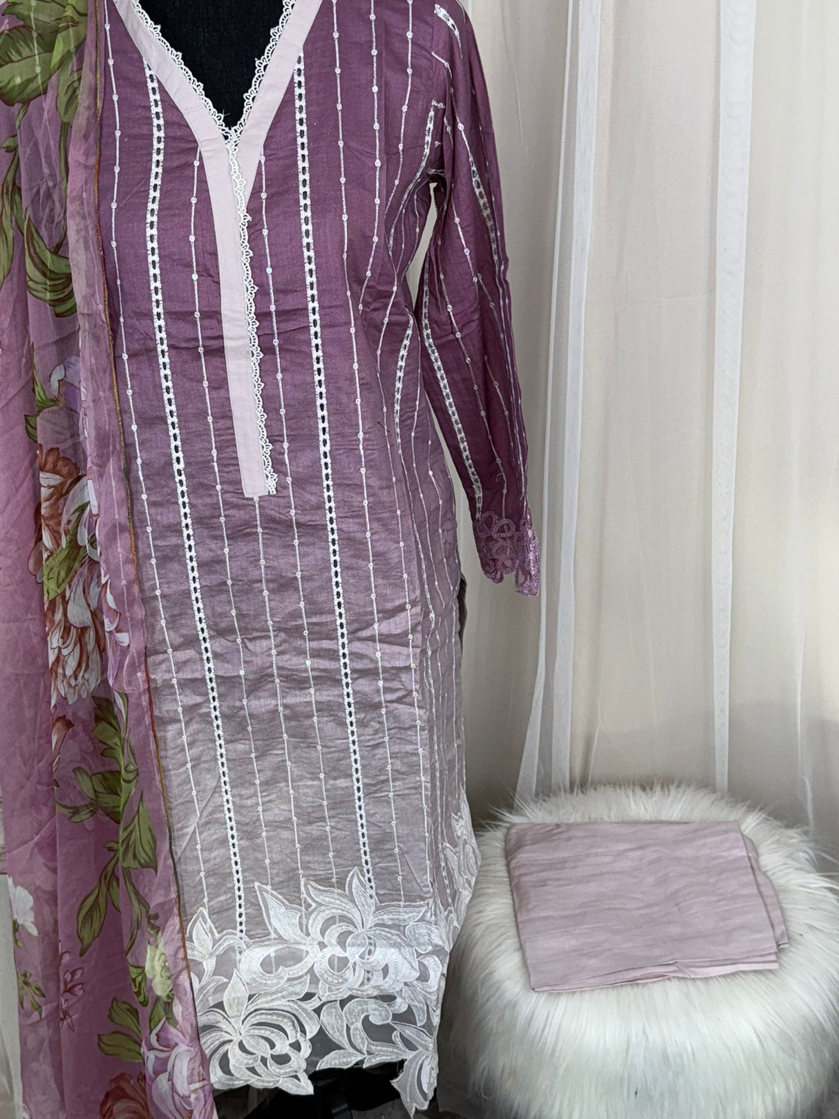 Luxury Embroidered Lawn Ready To Ship
