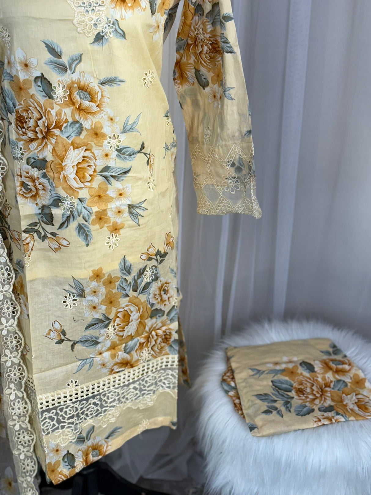 Luxury Embroidered Lawn Ready To Ship