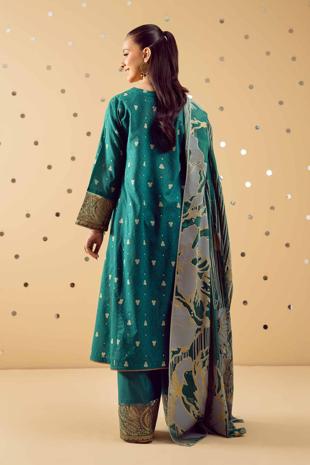 3 Piece Embroidered Suit by Nishat Linen