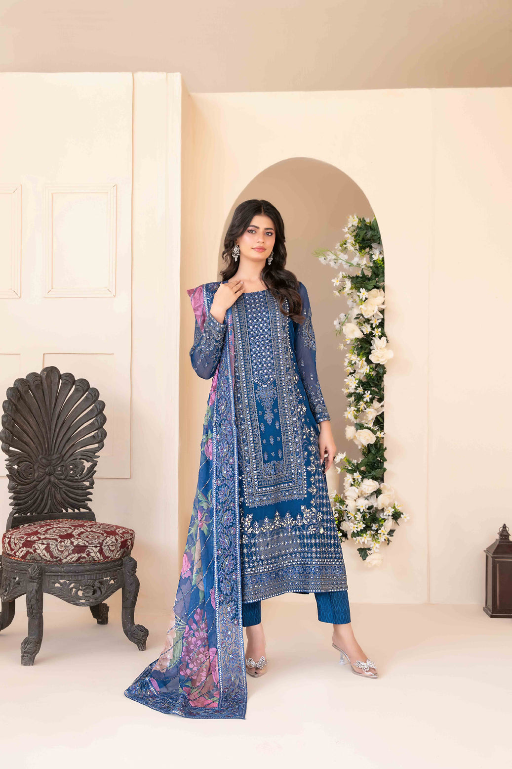 Sunehri Chiffon By Tawakkal