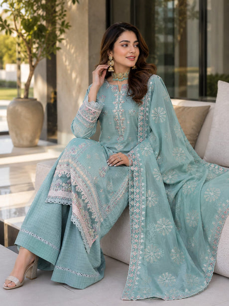 Bint-E-Noor Lawn Embroidered Collection