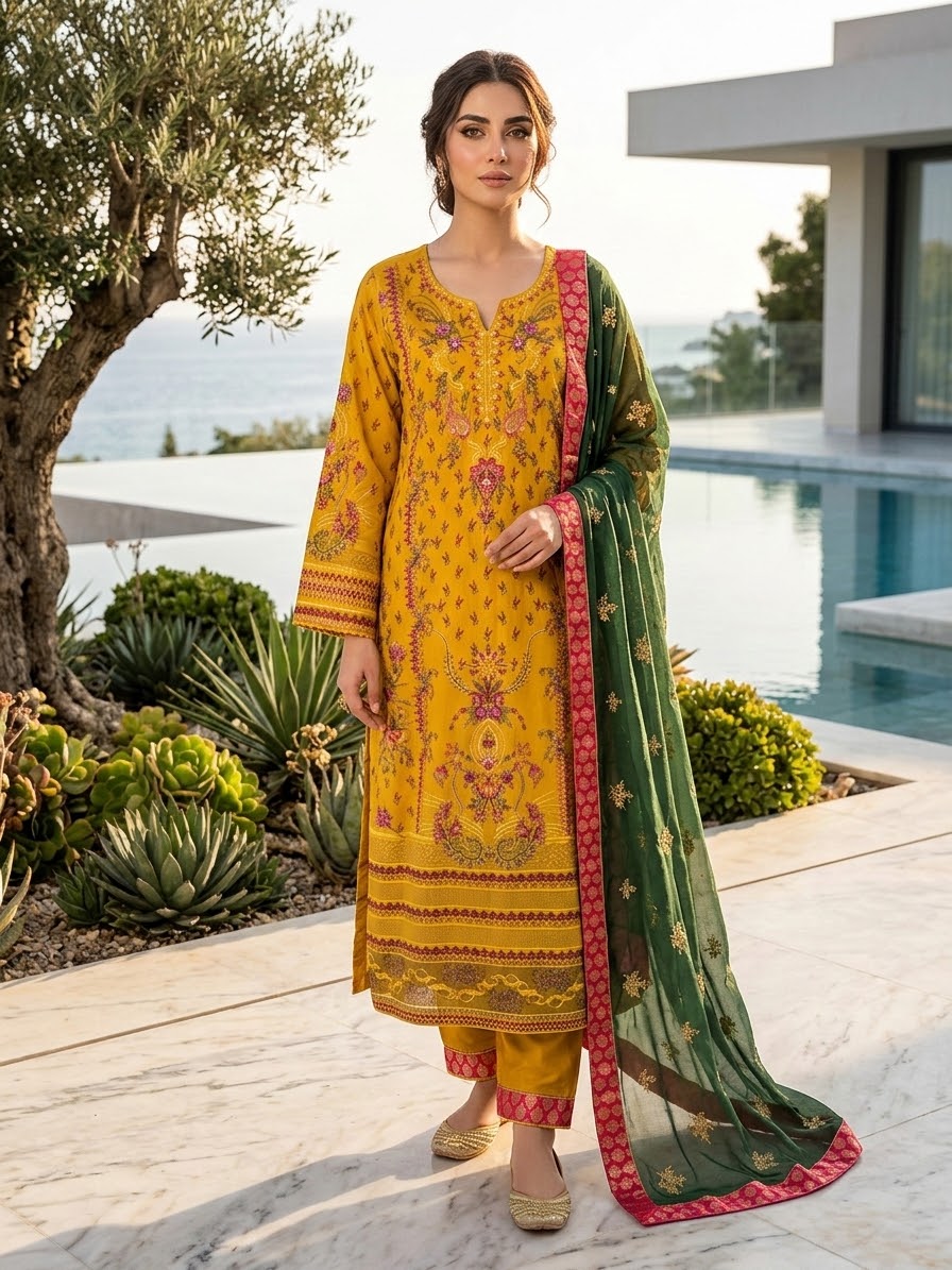 Luxury party wear embroidered Collection