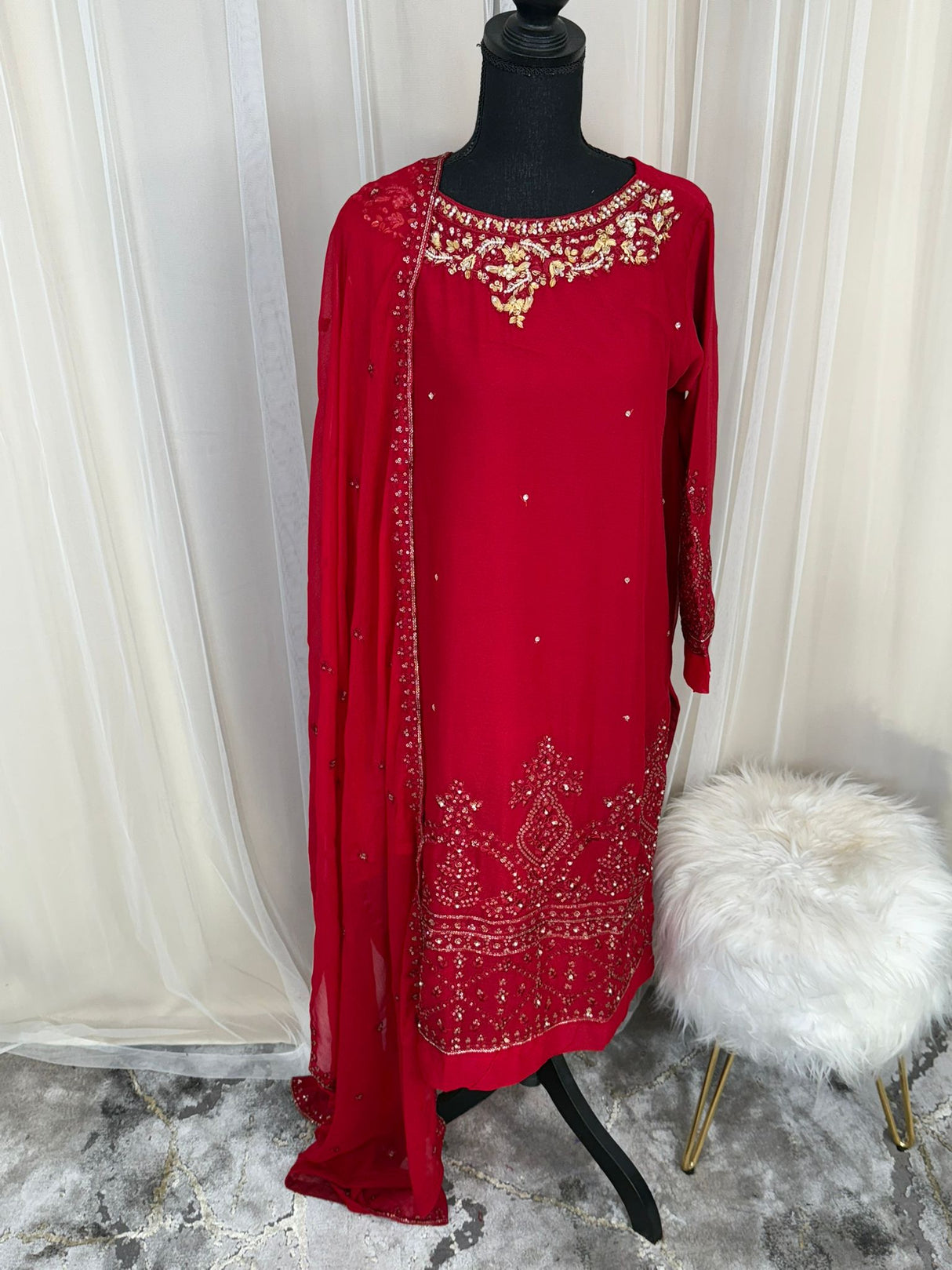 2pc Chiffon Kurti Collection Ready To Ship