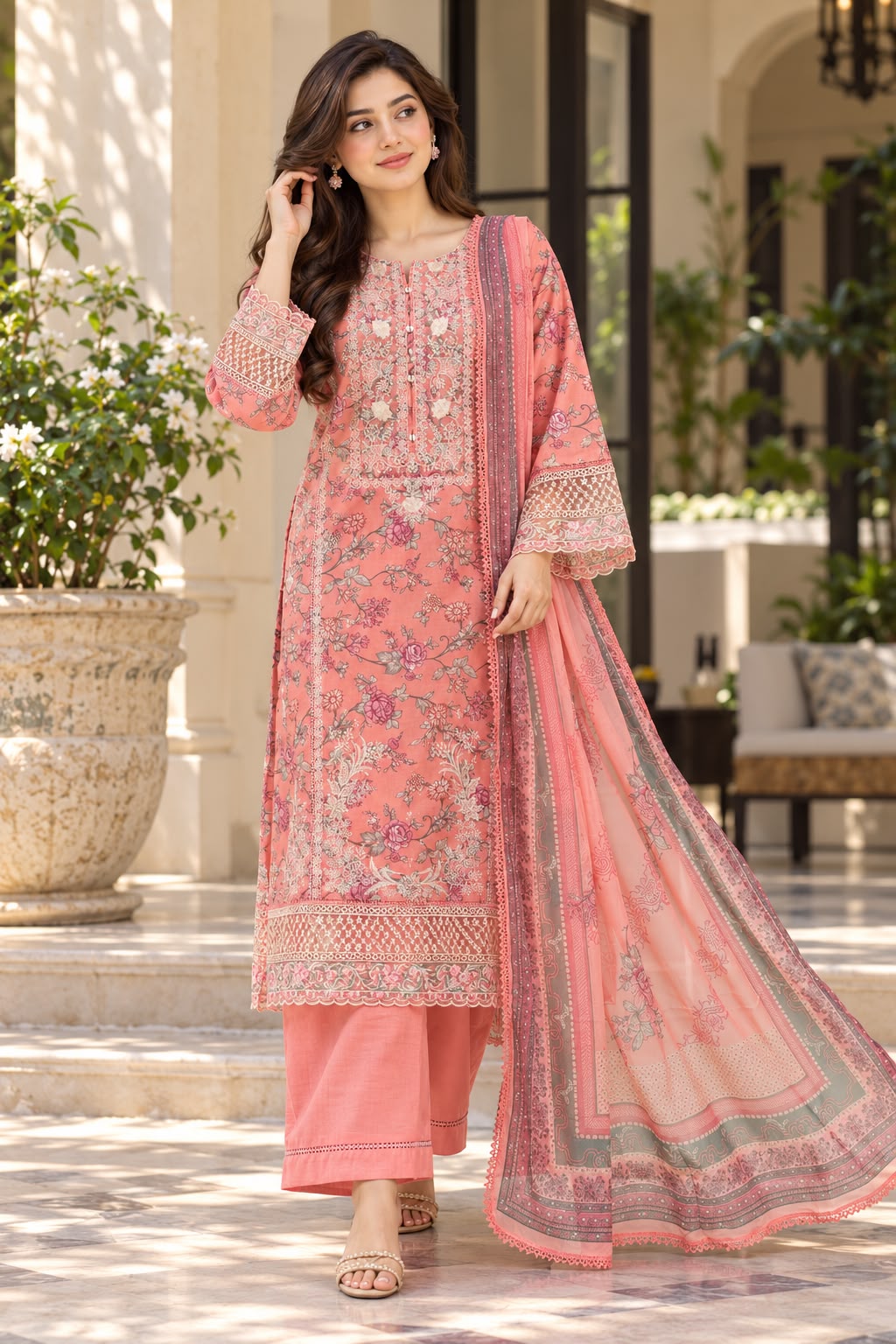 Sada Bahar Luxury Embroidered Lawn
