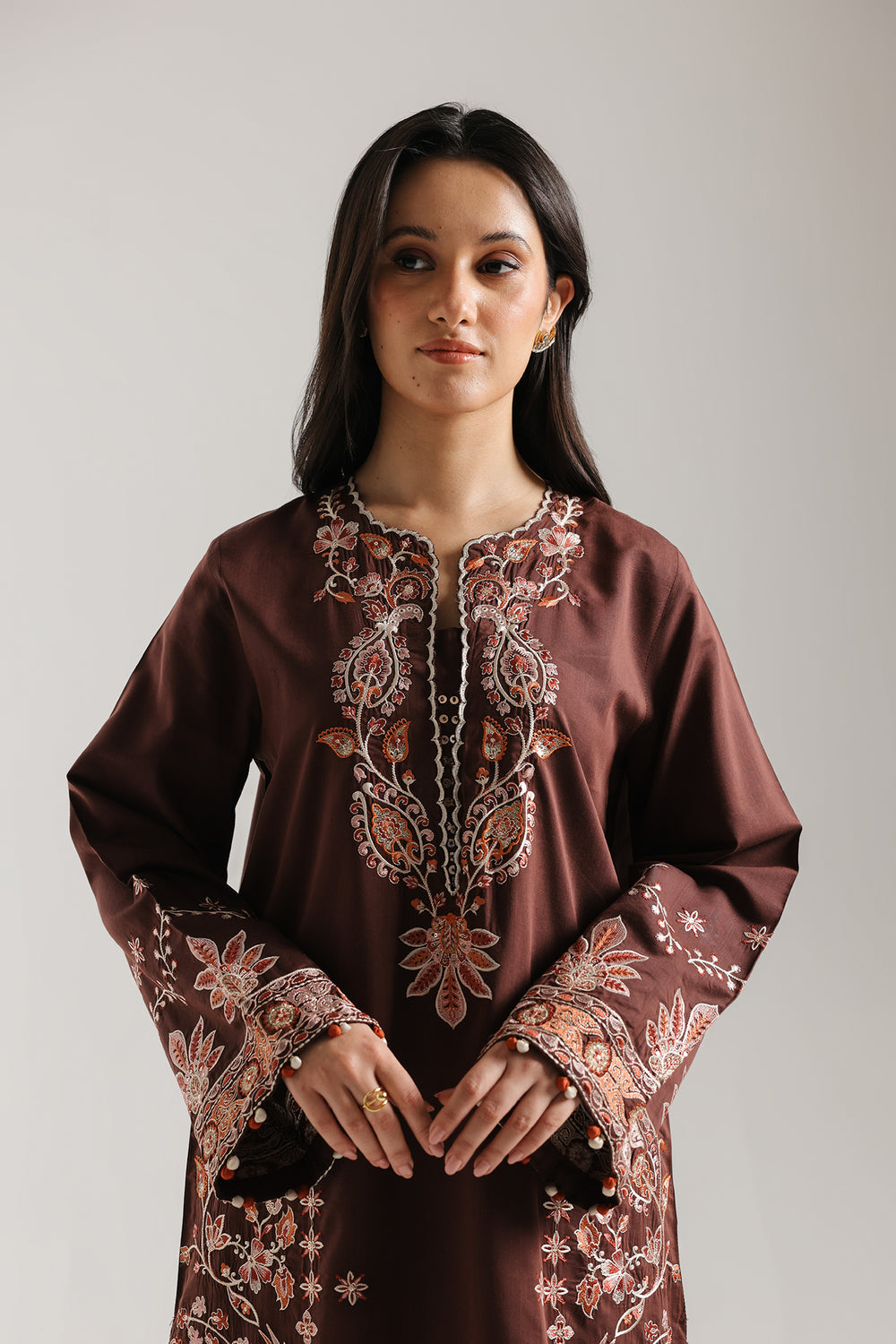 Ethnic Embroidered 2pc Suit