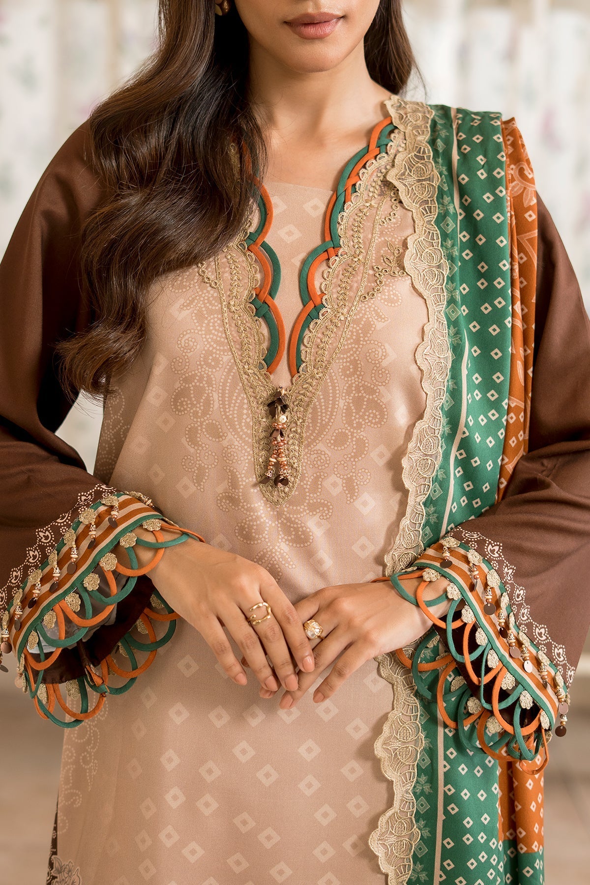 Charizma 3-PC Embroidered Lawn Suit