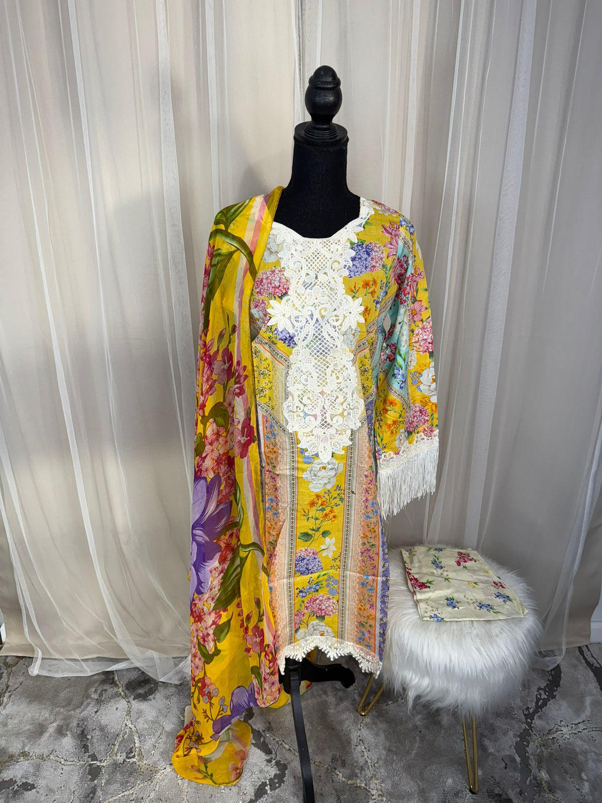 Luxury Embroidered Lawn Ready To Ship
