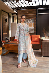 Mehreen By Munira Designer Royal Blossom Lawn Suit