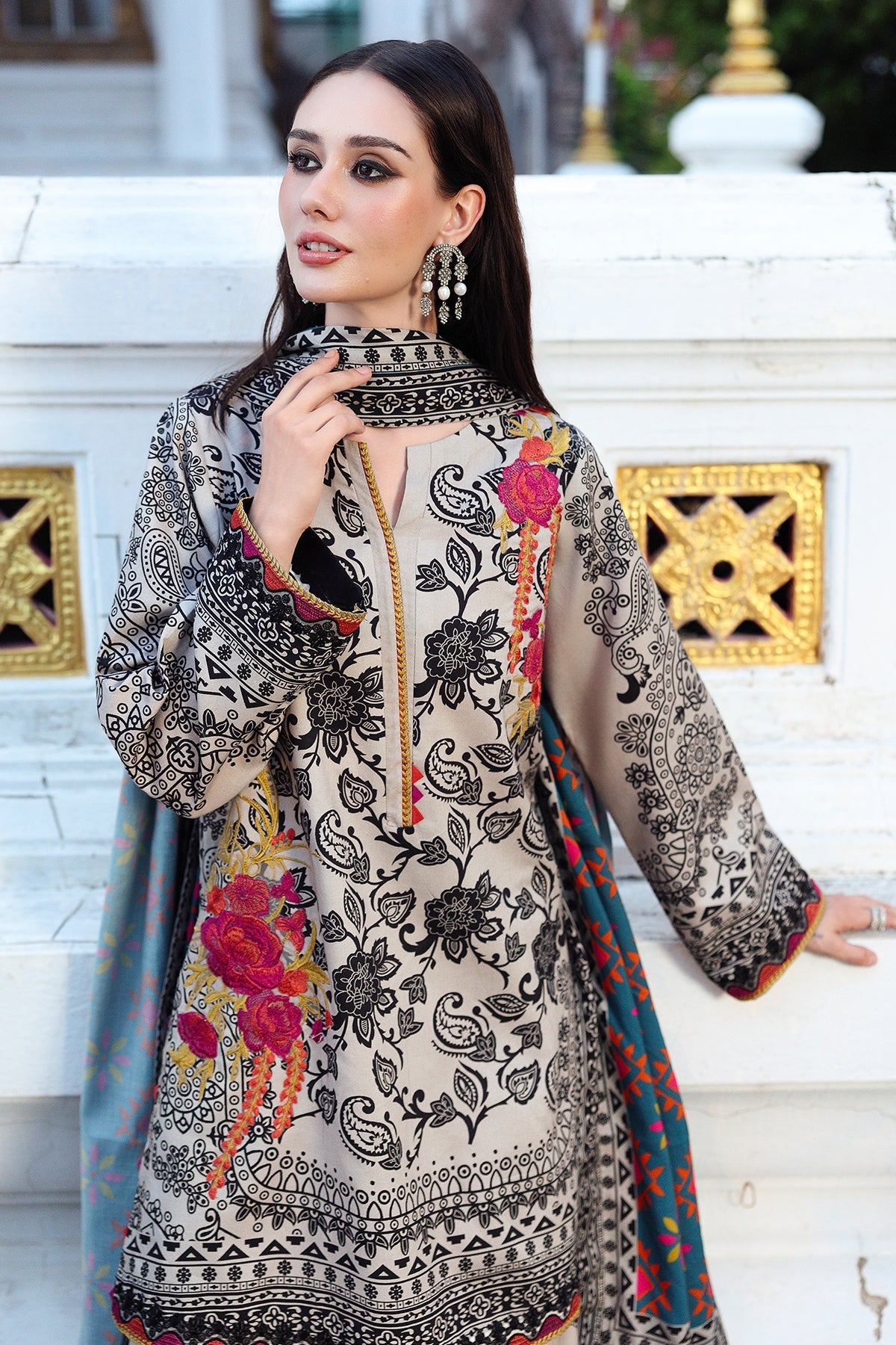 Combination by Charizma Luxury Embroidered Collection