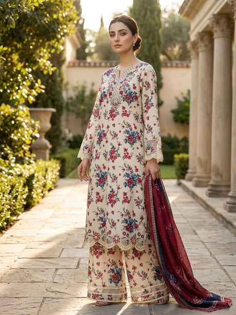 Bin Saeed Luxury Embroidered Lawn