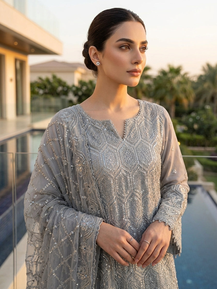 AIK Atelier Stitched Chiffon Collection