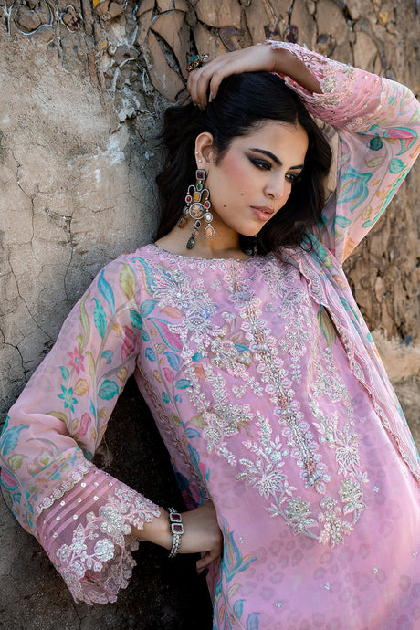 Vasal Embroidered Chiffon Suit By Charizma