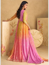 Silk Georgette - Anarkali Suit
