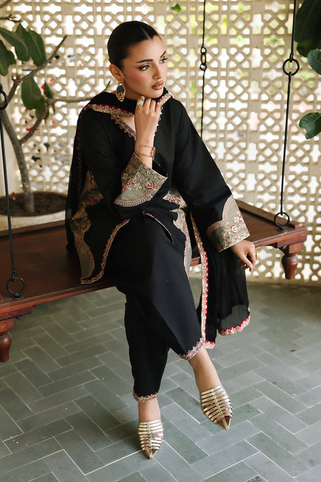 3-PC Embroidered Lawn Suit By Charizma