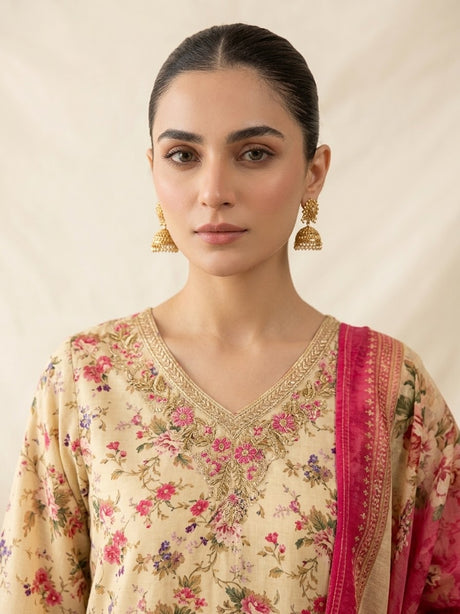 Bin Saeed Luxury Embroidered Lawn