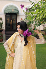 3-PC Embroidered Luxury Suit By Charizma
