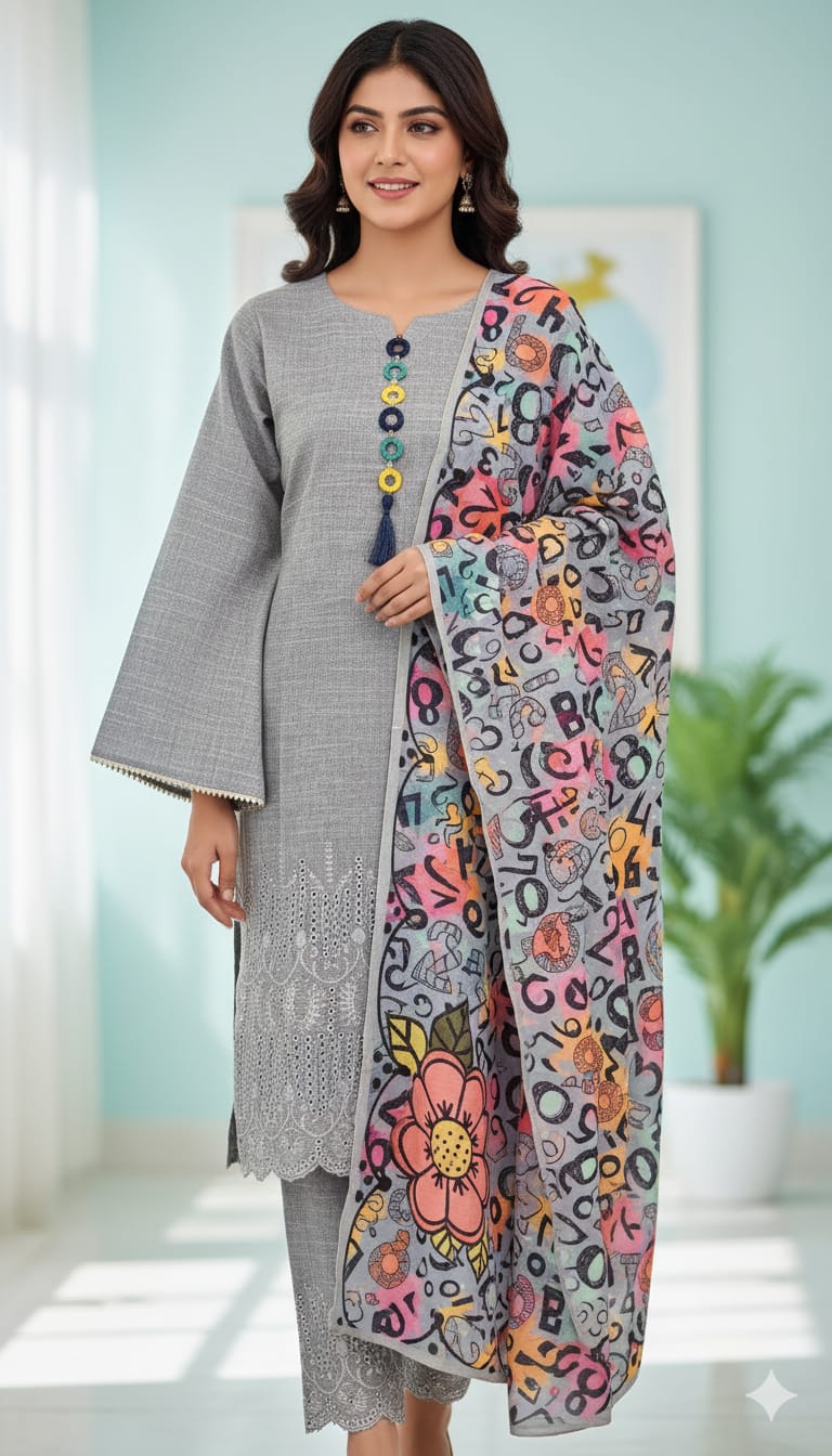 Luxury Embroidered lawn Ready To Ship