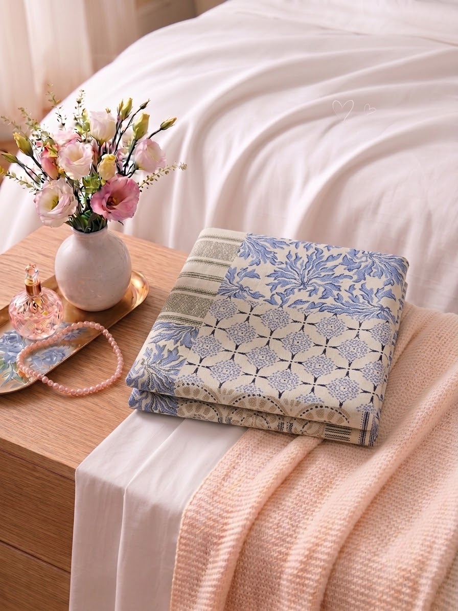Pakistani King Size Bedsheet with Pillow Cover