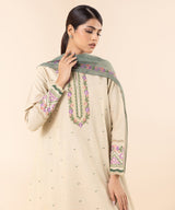 Sapphire Embroidered Light Khaddar Suit