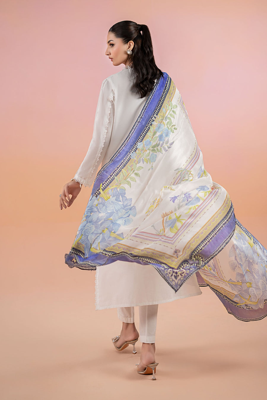 Maria. B. Embroidered  Lawn Suit