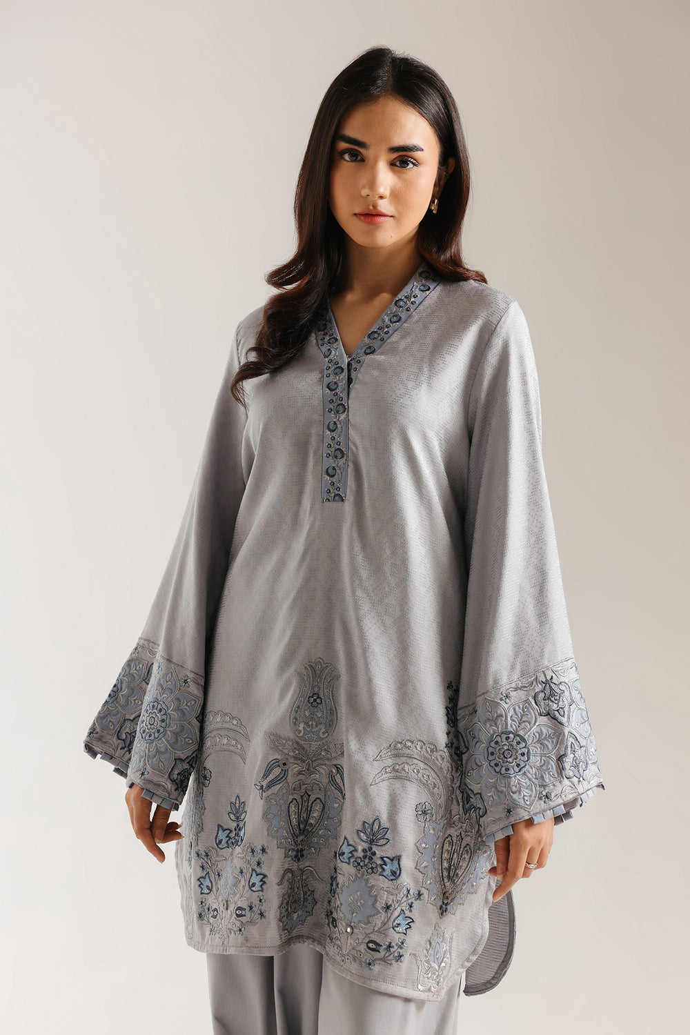 Ethnic Embroidered 2pc Suit