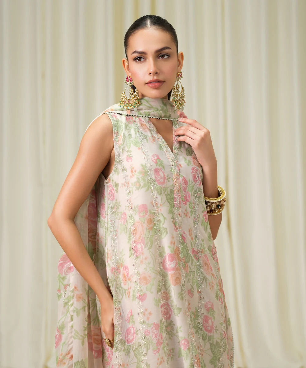 3Pc Embroidered Suit by Sapphire