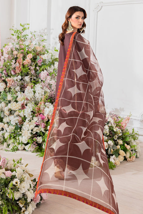 3-PC Embroidered Raw-Silk Suit by Charizma