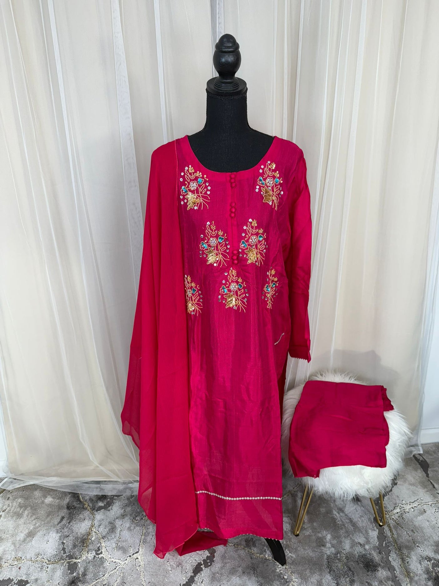 Luxury Embroidered Party wear Ready To Ship