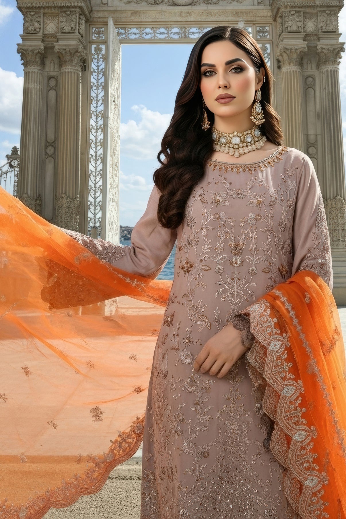 Imrozia Embroidered Chiffon Collection