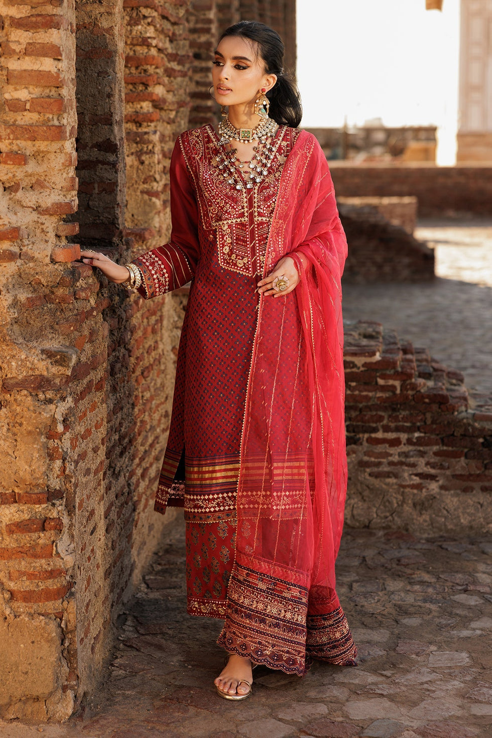 Charizma Luxury Embroidered Suit