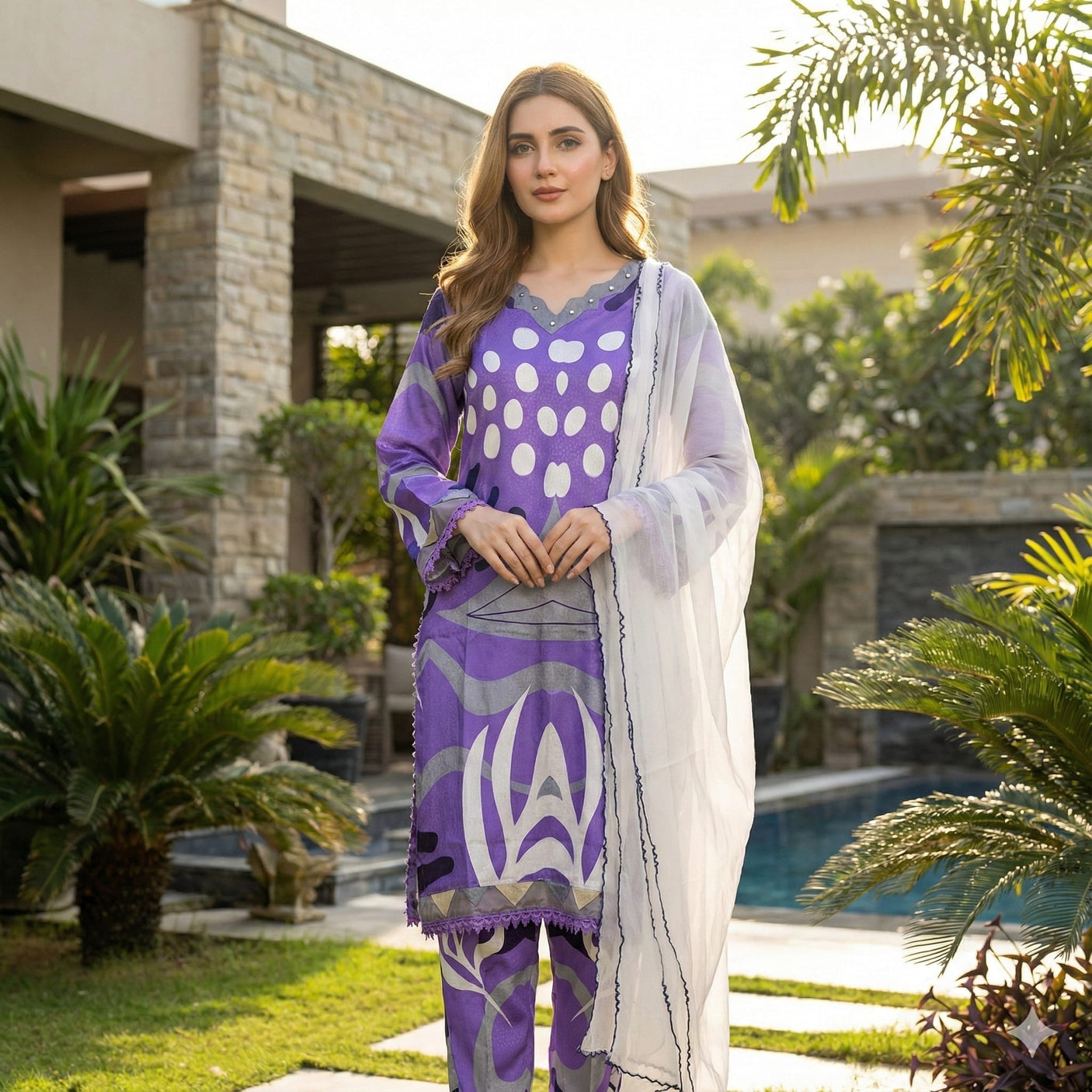 Adan Libas Capsule Voil Jacquard