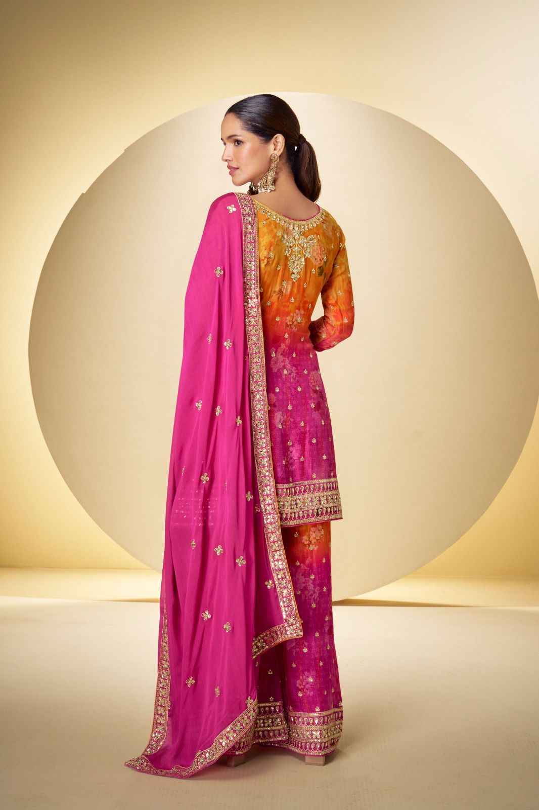 Gulkayra Designer Kanika Chinon Suit