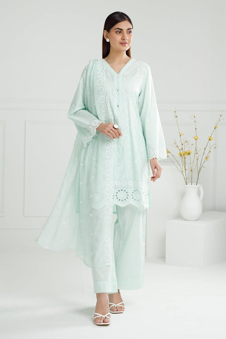 Gul Ahmed Embroidered Lawn Suit