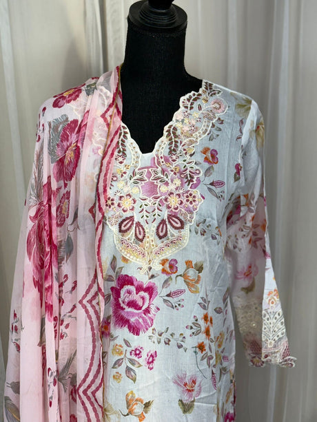 Luxury Embroidered Lawn Ready To Ship