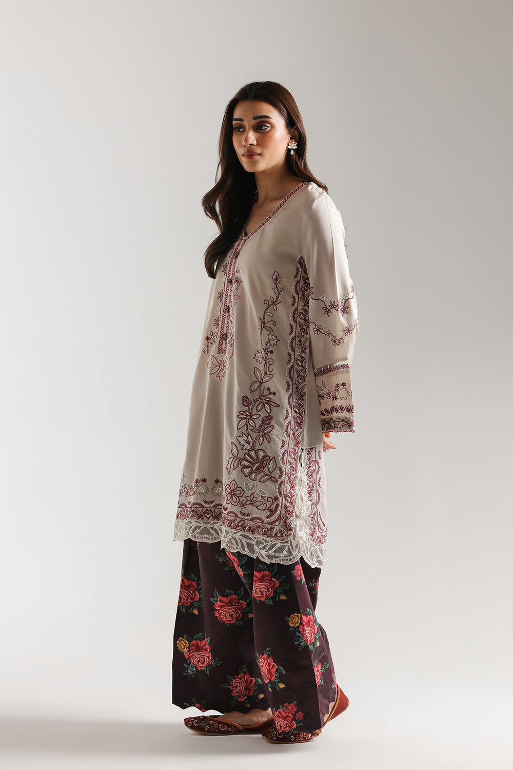 Ethnic Embroidered 2pc Suit